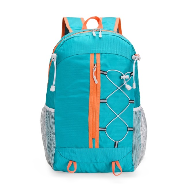 Mochila dobrável poliéster 23l com logotipo