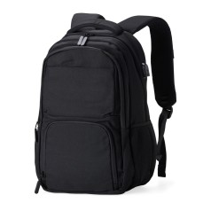 Mochila de poliéster usb 28l com logotipo