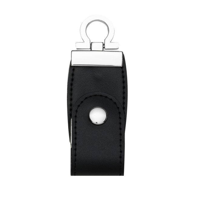 Pen drive couro 4 gb com logotipo