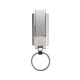 Pen drive chaveiro metal grande 16 gb retrátil para brinde