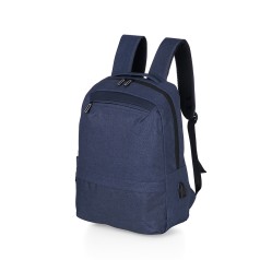Mochila de nylon usb 21l promocional