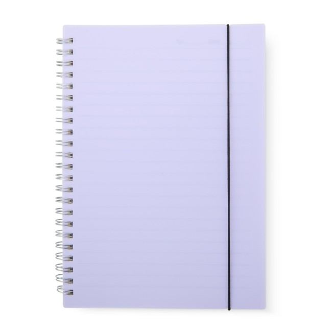 Caderno A5 plástico promocional