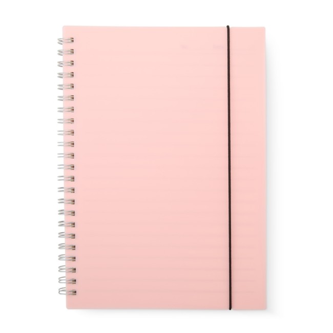 Caderno A5 plástico promocional
