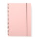 Caderno A5 plástico promocional