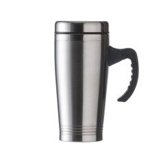 Caneca 450ml inox com tampa para brinde