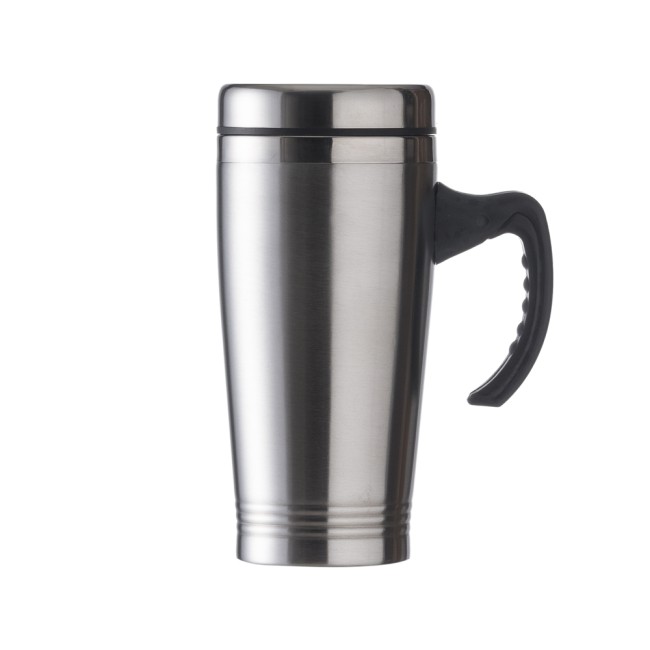 Caneca 450ml inox com tampa para brinde