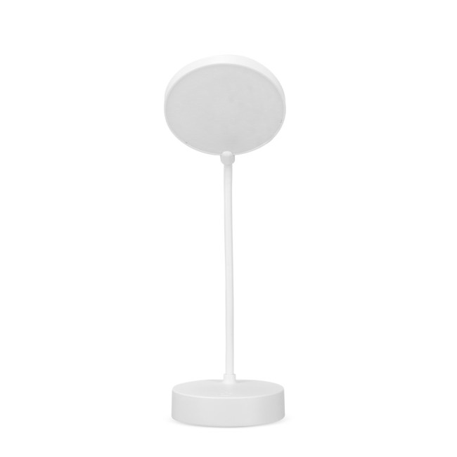 Luminária articulável recarregável 10 leds com logotipo