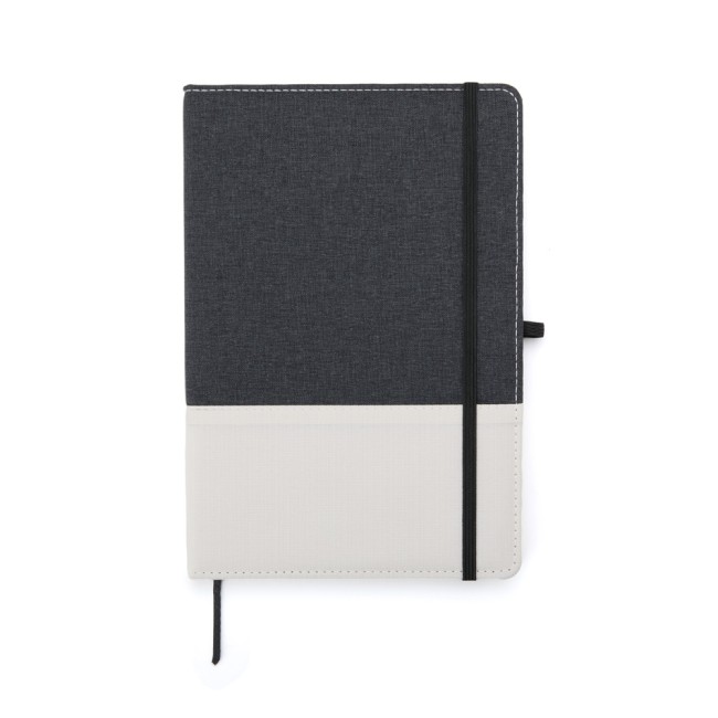 Caderno A5 poliéster para brinde