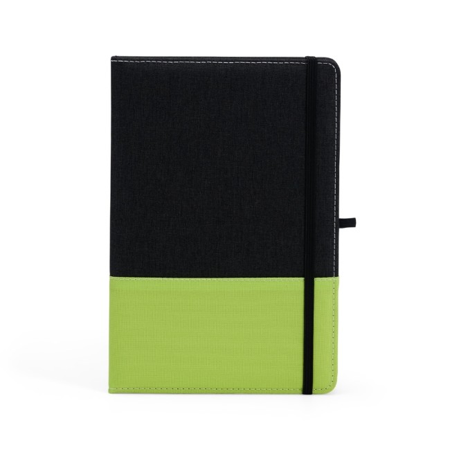 Caderno A5 poliéster para brinde