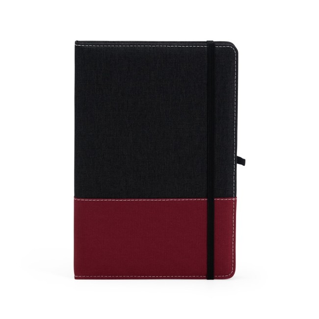 Caderno A5 poliéster para brinde