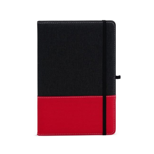 Caderno A5 poliéster para brinde