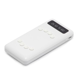 Power bank 10.000mah com lanterna e multissaídas com logotipo