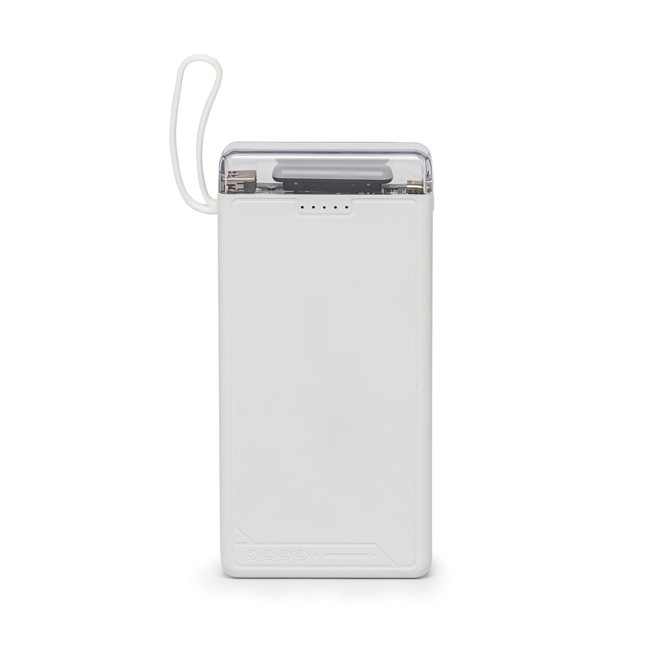 Power bank 10.000mah com lanterna e multissaídas personalizado