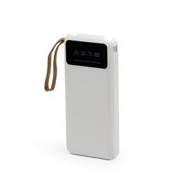 Power bank 10.000mah com lanterna e multissaídas para empresas