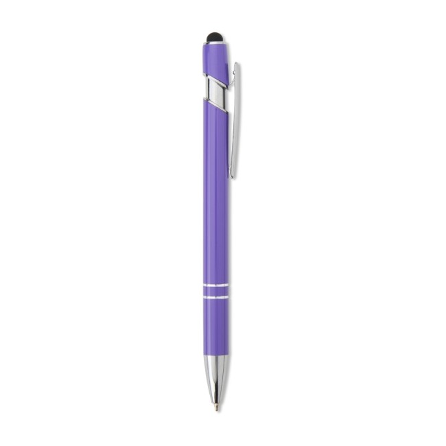 Caneta metal touch personalizada corporativa