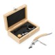 Kit vinho bambu 3 peças para brinde