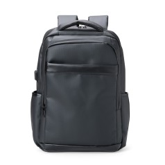 Mochila couro sintético usb 26l para brinde