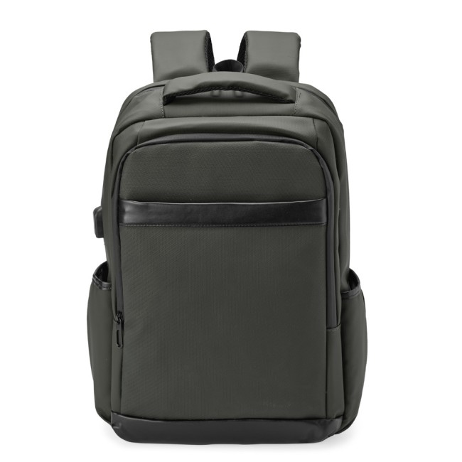 Mochila couro sintético usb 26l para brinde