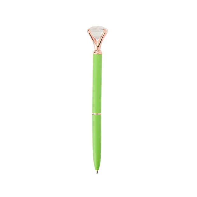 Caneta metal diamante para empresas