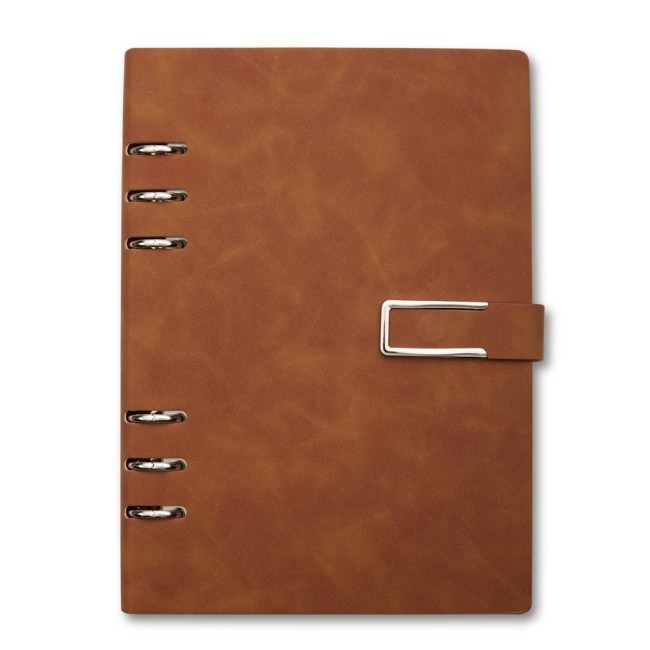 Caderno fichário PU personalizado
