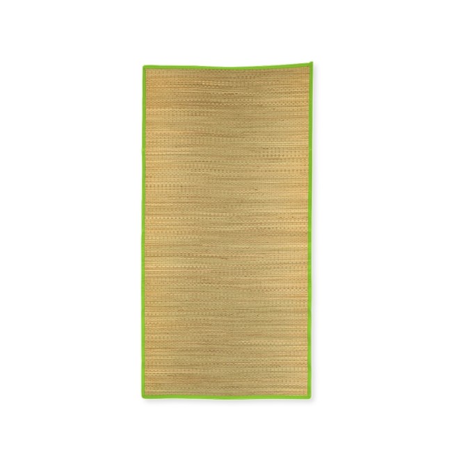 Esteira de palha natural com logotipo