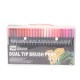 Kit canetinhas ponta dupla 144 cores para brinde