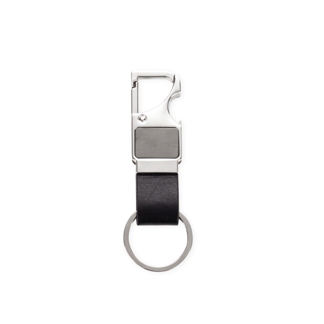 Chaveiro metal com mosquetão para empresas
