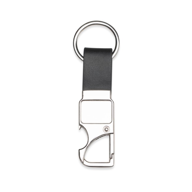 Chaveiro metal com mosquetão para brinde