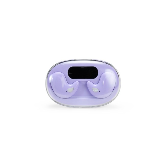 Fone de ouvido bluetooth com case carregador com logotipo