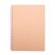 Caderno kraft com logotipo