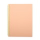 Caderno kraft com logotipo