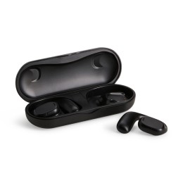 Fone de ouvido bluetooth com case carregador promocional