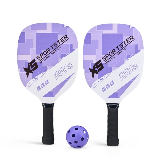 Kit raquetes pickleball 3 peças personalizado