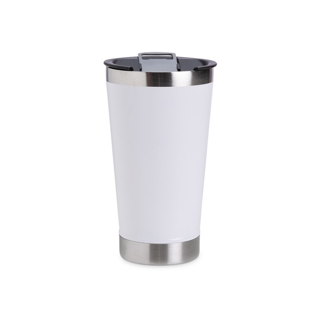 Copo inox 500ml com abridor para empresas