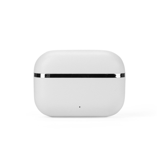 Fone de ouvido bluetooth com case carregador com logotipo