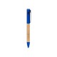 Caneta metal e bambu com led personalizado