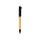 Caneta metal e bambu com led personalizado