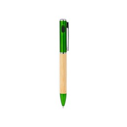 Caneta metal e bambu com led personalizado