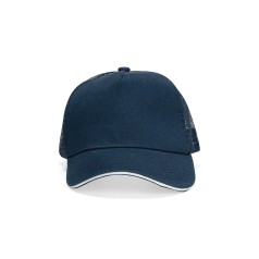 Boné poliéster aba curva com tela com logotipo