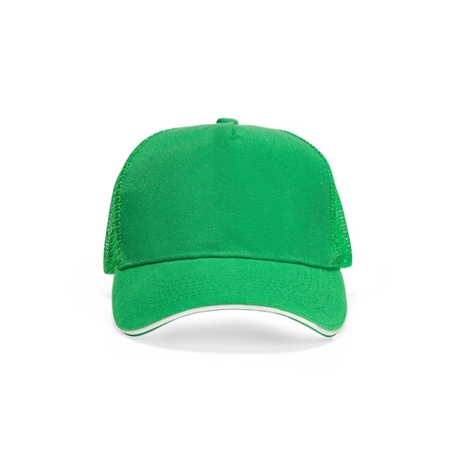 Boné poliéster aba curva com tela com logotipo