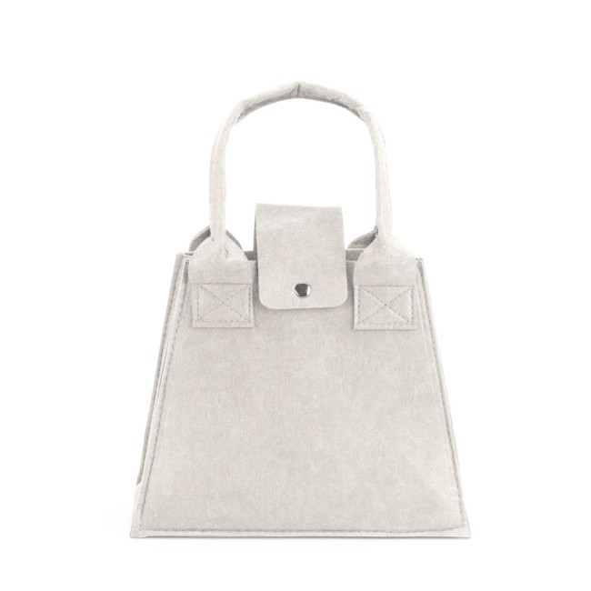 Bolsa feltro com logotipo