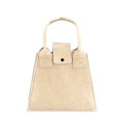 Bolsa feltro com logotipo