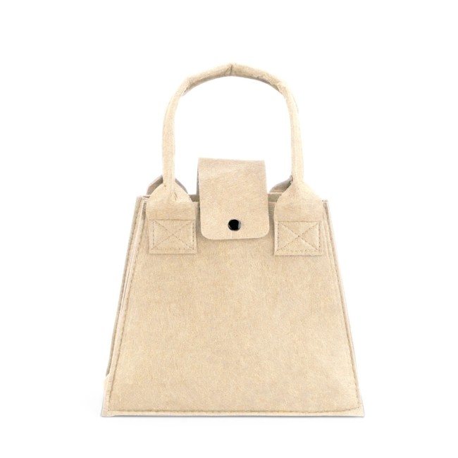 Bolsa feltro com logotipo