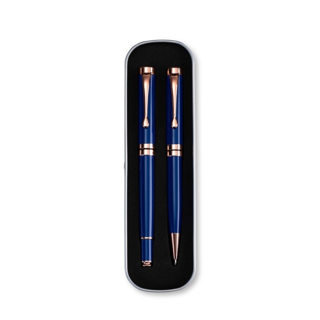 Conjunto canetas executivas 2 peças para brinde