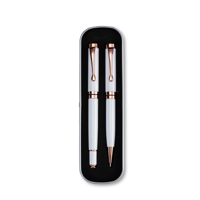 Conjunto canetas executivas 2 peças para brinde