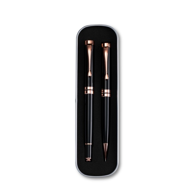 Conjunto canetas executivas 2 peças para brinde