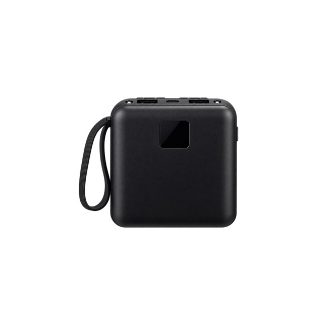 Power bank 10.000mah com lanterna e multissaídas para empresas