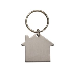 Chaveiro plaquinha formato casa para brinde