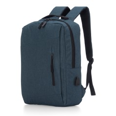 Mochila de nylon usb 17l com logotipo