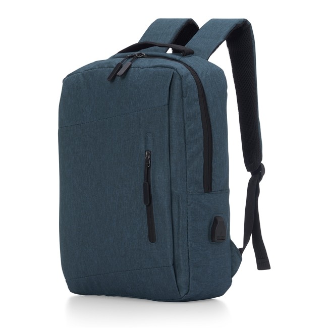 Mochila de nylon usb 17l com logotipo